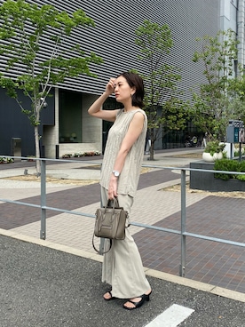 園部 涼子さん（レディース・162cm）の夏コーディネート