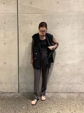 園部 涼子さん（レディース・162cm）の夏コーディネート