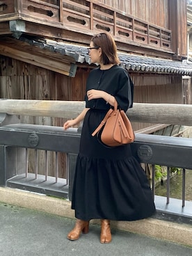 「Autumn」｜園部 涼子さん（レディース・162cm）の秋コーディネート