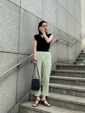 園部 涼子さん（レディース・162cm）の春コーディネート