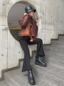 未試着★MURUA(ムルーア)タンクソールミドルブーツ タンクソールミドルブーツ｜ムルーア（MURUA）公式通販｜RUNWAY