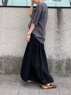 園部 涼子さん（レディース・162cm）の夏コーディネート