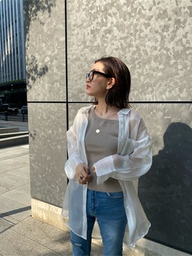 園部 涼子さん（レディース・162cm）の春コーディネート