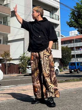 「アイテム（パンツ）」を使った、wakadaishoさん（メンズ・180cm）の秋コーディネート