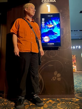 「アイテム（スウェットパンツ）」を使った、wakadaishoさん（メンズ・180cm・40代）の夏コーディネート