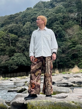 「Clarks（クラークス）のアイテム」を使った、wakadaishoさん（メンズ・180cm）の春コーディネート