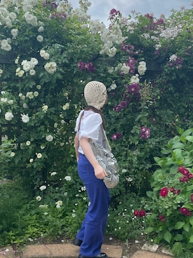 「薔薇」｜清少納言さん（レディース・160cm）の夏コーディネート