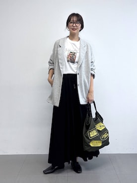 「BARNYARDSTORM（バンヤードストーム）のアイテム」を使った、あやさん（レディース・168cm）の春コーディネート