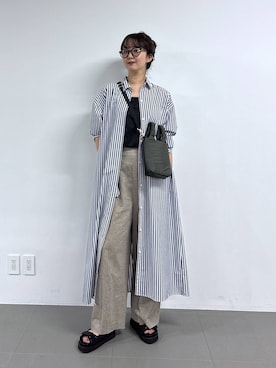 「BARNYARDSTORM（バンヤードストーム）のアイテム」を使った、あやさん（レディース・168cm）の春コーディネート