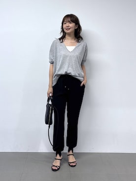 「BARNYARDSTORM（バンヤードストーム）のアイテム（パンツ）」を使った、あやさん（レディース・168cm）の春コーディネート