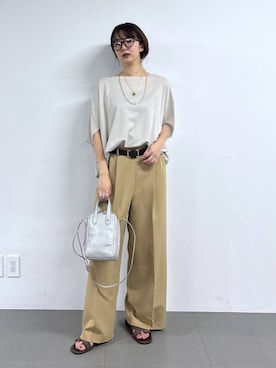 「Beau're（ヴュレ）のアイテム」を使った、あやさん（レディース・168cm）の春コーディネート