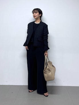 「アイテム（アクセサリー、その他）」を使った、あやさん（レディース・168cm）の冬コーディネート