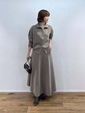 「MILOS（ミロス）のアイテム」を使った、あやさん（レディース・168cm）の秋コーディネート
