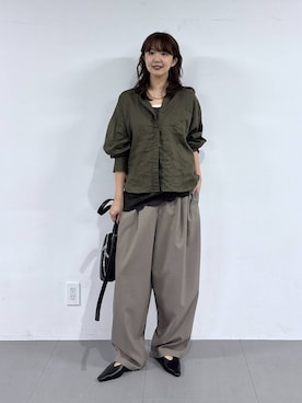 「BARNYARDSTORM（バンヤードストーム）のアイテム」を使った、あやさん（レディース・168cm）の春コーディネート