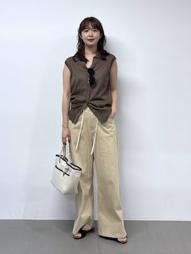 「BARNYARDSTORM（バンヤードストーム）のアイテム（パンツ）」を使った、あやさん（レディース・168cm）の春コーディネート