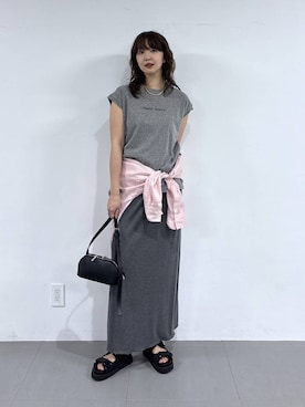 「BARNYARDSTORM（バンヤードストーム）のアイテム」を使った、あやさん（レディース・168cm）の春コーディネート