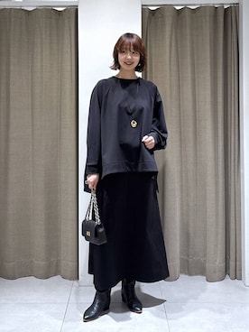 「MILOS（ミロス）のアイテム」を使った、あやさん（レディース・168cm）の秋コーディネート