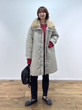 「upperhights（アッパーハイツ）のアイテム」を使った、あやさん（レディース・168cm）の秋コーディネート