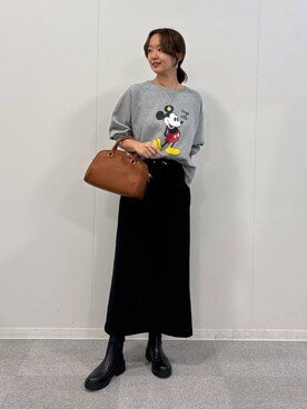 「BARNYARDSTORM（バンヤードストーム）のBARNYARDSTORM / ハイブリッドストレッチブーツ（ブーツ）」を使った、あやさん（レディース・168cm）の秋コーディネート