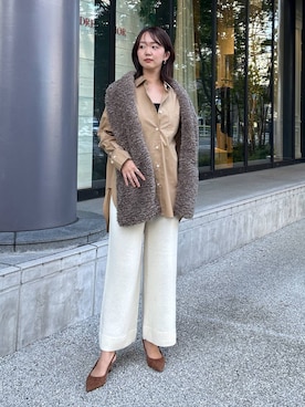 「HELEN MOORE（ヘレンムーア）のアイテム」を使った、あやさん（レディース・168cm）の秋コーディネート