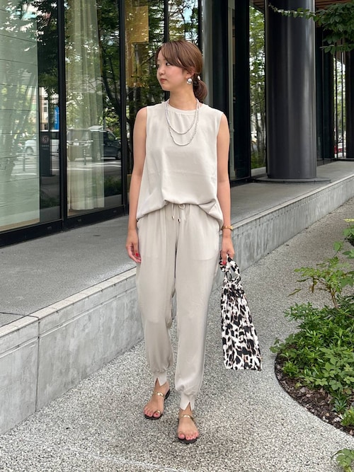 BARNYARDSTORM有楽町マルイ店あやさんのその他パンツ「【『BABALOG』YouTubeご紹介アイテム】BARNYARDSTORM / ダブルクロスジョガーパンツ【名品】(BARNYARDSTORM|バンヤードストーム)」を使ったコーディネート