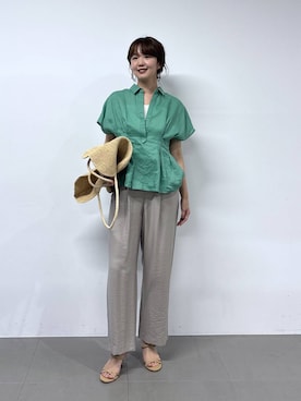 「BARNYARDSTORM（バンヤードストーム）のアイテム（トップス）」を使った、あやさん（レディース・168cm）の春コーディネート