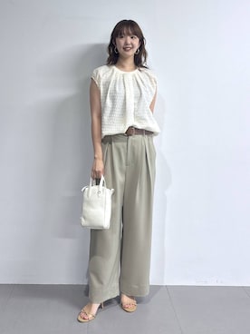「BARNYARDSTORM（バンヤードストーム）のアイテム」を使った、あやさん（レディース・168cm）の夏コーディネート