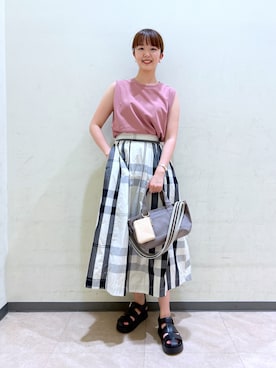 あやさん（レディース・168cm）の夏コーディネート