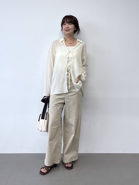 「BARNYARDSTORM（バンヤードストーム）のアイテム（パンツ）」を使った、あやさん（レディース・168cm）の春コーディネート
