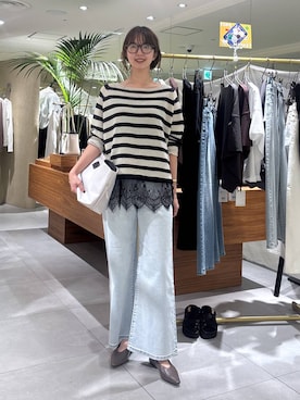 「BARNYARDSTORM（バンヤードストーム）のアイテム（トップス）」を使った、あやさん（レディース・168cm）の春コーディネート