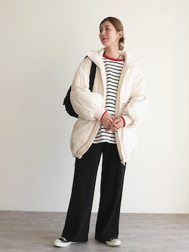 「reca（レカ）のアイテム」を使った、sakiさん（レディース・165cm）の冬コーディネート