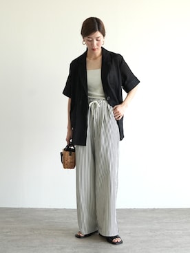 「大人ファッション」｜sakiさん（レディース・165cm）の春コーディネート