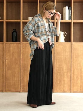 「reca（レカ）のアイテム」を使った、sakiさん（レディース・165cm）の夏コーディネート