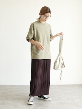 「reca（レカ）のアイテム」を使った、sakiさん（レディース・165cm）の夏コーディネート