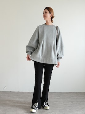 「reca（レカ）のアイテム（その他パンツ）」を使った、sakiさん（レディース・165cm）の秋コーディネート