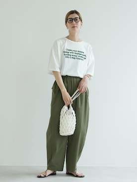 「reca（レカ）のアイテム」を使った、sakiさん（レディース・165cm）の夏コーディネート