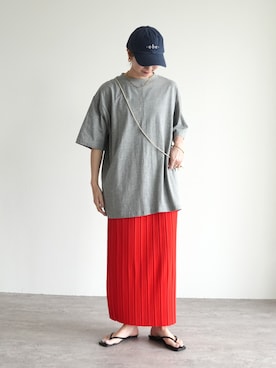 「reca（レカ）のアイテム（スカート）」を使った、sakiさん（レディース・165cm）の春コーディネート