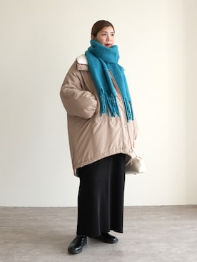 sakiさん（骨格ナチュラル・レディース・165cm）の冬コーディネート