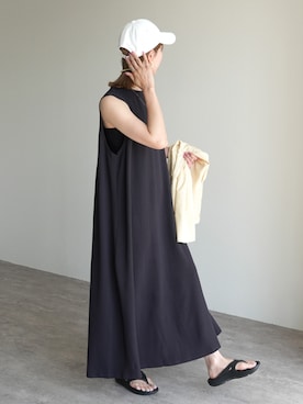 「reca（レカ）のアイテム（ワンピース/ドレス）」を使った、sakiさん（レディース・165cm）の春コーディネート