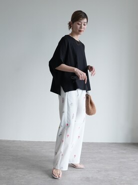 「レディースファッション」｜sakiさん（レディース・165cm）の春コーディネート