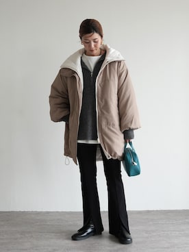 「アイテム（その他アウター）」を使った、sakiさん（レディース・165cm）の秋コーディネート