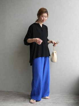 「reca（レカ）のアイテム」を使った、sakiさん（レディース・165cm）の春コーディネート