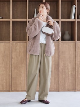 「reca（レカ）のアイテム」を使った、sakiさん（レディース・165cm）の秋コーディネート