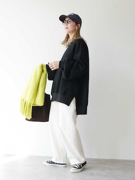 「reca（レカ）のアイテム」を使った、sakiさん（レディース・165cm）の冬コーディネート