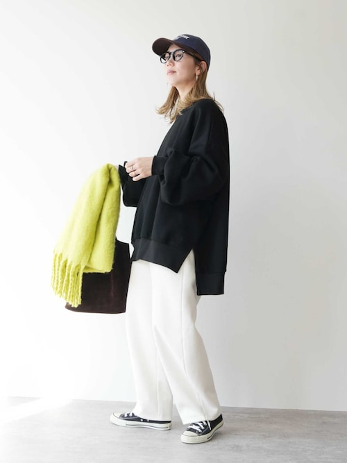 裏起毛カーブパンツ