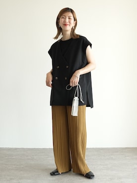 「アイテム（その他アウター）」を使った、sakiさん（レディース・165cm）の夏コーディネート