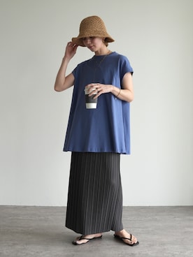 「reca（レカ）のアイテム（スカート）」を使った、sakiさん（レディース・165cm）の春コーディネート