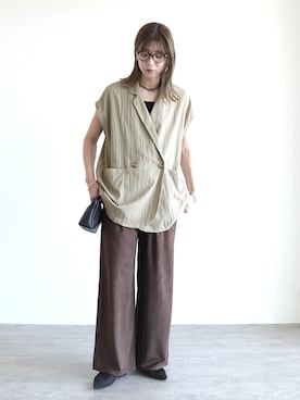 sakiさん（骨格ナチュラル・レディース・165cm）の夏コーディネート