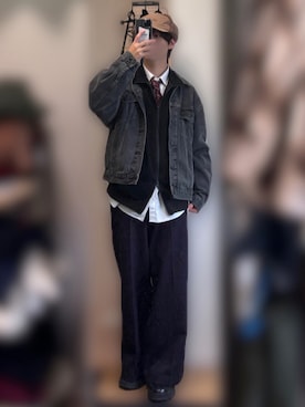 yasuさん(メンズ・162cm)の冬コーディネート