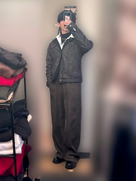 「ANPAS（アンパス）のアイテム」を使った、yasuさん（メンズ・162cm）の冬コーディネート